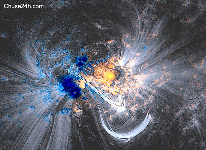 Tấm hình này là từ trường Mặt Trời, ảnh chụp của NASA - 第1张 - Chư Sê 24h Tấm hình này là từ trường Mặt Trời, ảnh chụp của NASA - 第1张