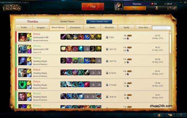 LMHT: Cập nhật hệ thống lịch sử đấu mới giúp người chơi xem lại replay - 第4张 - Chư Sê 24h LMHT: Cập nhật hệ thống lịch sử đấu mới giúp người chơi xem lại replay - 第4张