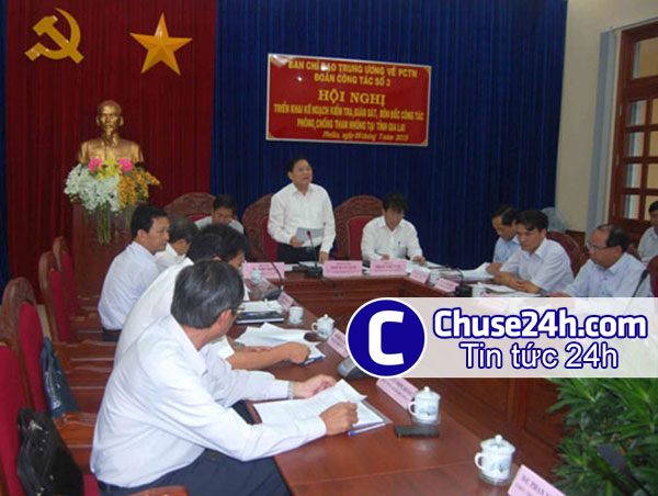 Ban chỉ đạo Trung ương về phòng, chống tham nhũng làm việc tại Gia Lai - 第1张 - Chư Sê 24h Ban chỉ đạo Trung ương về phòng, chống tham nhũng làm việc tại Gia Lai - 第1张