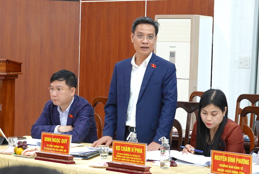 Đoàn đại biểu Quốc hội tỉnh Gia Lai giám sát tại huyện Chư Sê - 第3张