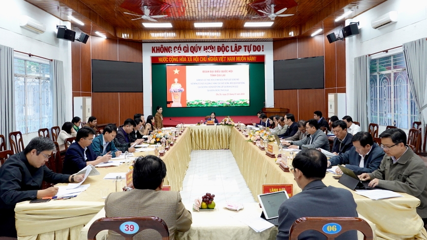 Đoàn đại biểu Quốc hội tỉnh Gia Lai giám sát tại huyện Chư Sê - 第2张