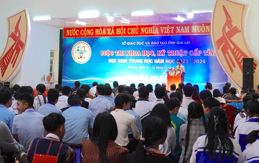 Gia Lai: 37 dự án đạt giải khoa học, kỹ thuật cấp tỉnh học sinh trung học - 第1张