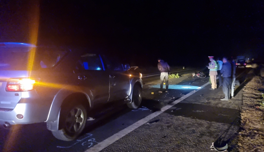 Quốc lộ 14 đoạn qua Chư Prông: Xe máy va chạm với ô tô con, 1 người tử vong - 第1张