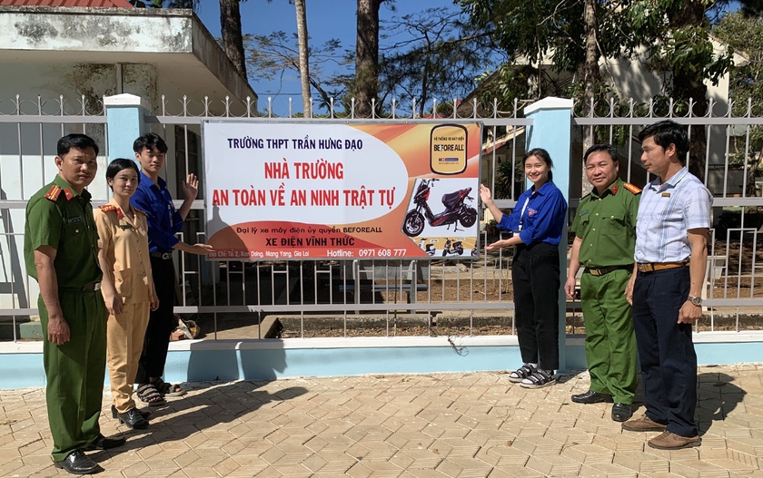 Gia Lai: Ngăn chặn vi phạm trật tự an toàn giao thông trong học sinh - 第1张