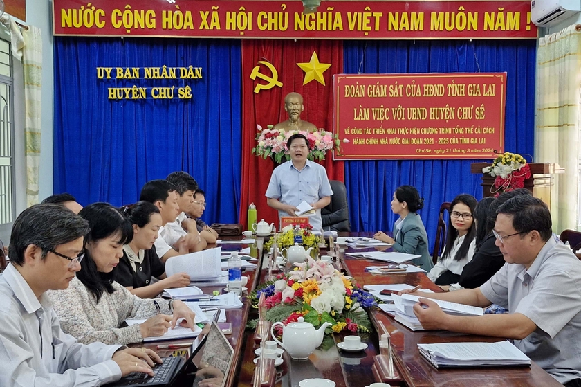 HĐND tỉnh Gia Lai giám sát công tác cải cách hành chính tại Chư Sê và An Khê - 第2张