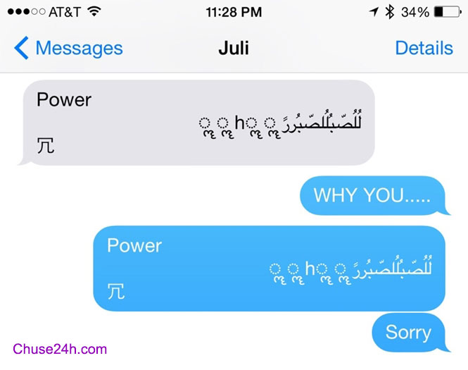 Hàng loạt iPhone dính lỗi khởi động máy khi nhận được tin nhắn chứa ký tự lạ - 第2张