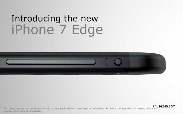 Ngắm concept iPhone 7 Edge màn hình cong không viền cực quyến rũ, trang bị sạc nam châm MagSafe