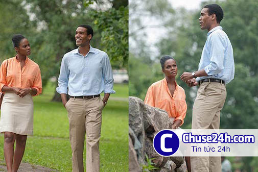 Hé lộ cảnh hẹn hò trong phim về chuyện tình của Obama - 第1张