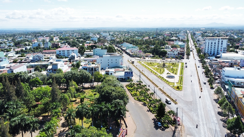 Chư Sê đang thay áo mới đón Tết. Ảnh: Quang Tấn