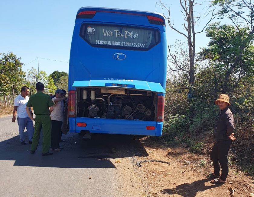 Hiện trường vụ tai nạn. Ảnh: V.Q