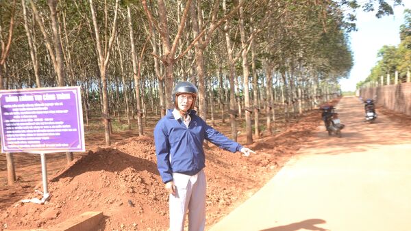 Chư Sê: Đường từ xã Ia Tiêm đến quốc lộ 14 sẽ thông xe kỹ thuật trước Tết