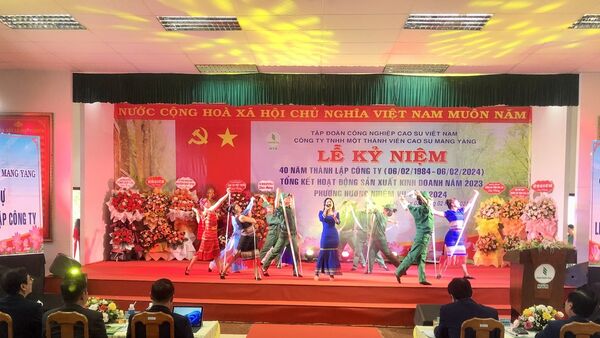 Công ty Cao su Mang Yang đặt mục tiêu khai thác diện tích 4.630 ha trong năm 2024