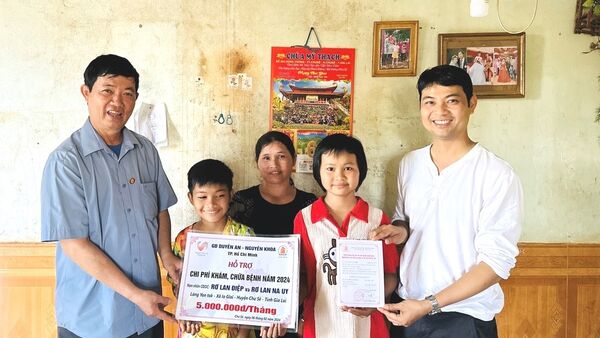 Chư Sê: Vận động hơn 350 triệu đồng chăm lo cho nạn nhân chất độc da cam