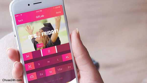 GifLab ứng dụng cho phép tạo ảnh GIF đơn giản nhất trên iOS