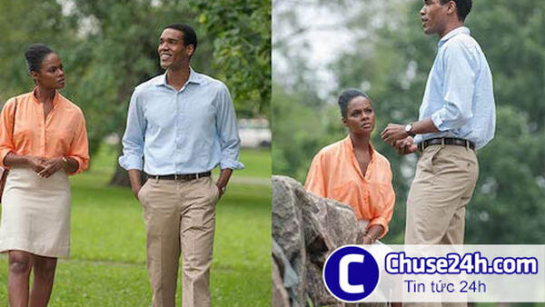 Hé lộ cảnh hẹn hò trong phim về chuyện tình của Obama