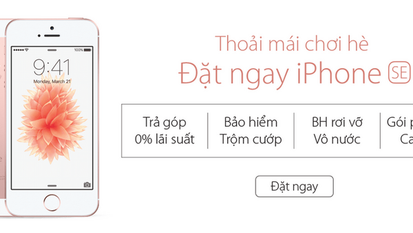 iPhone SE chính hãng - với gói quà tặng tuyệt đỉnh từ Viễn Thông A