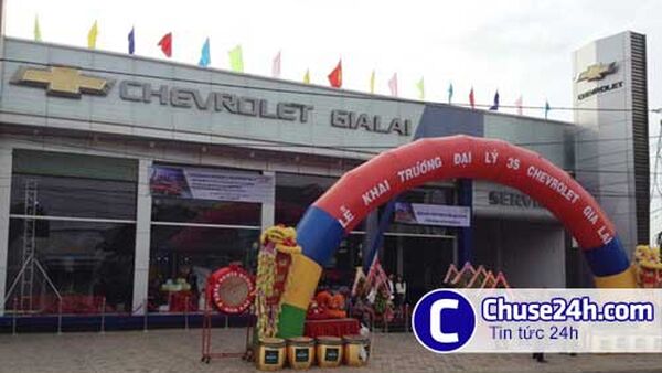 GM mở đại lý Chevrolet Gia Lai