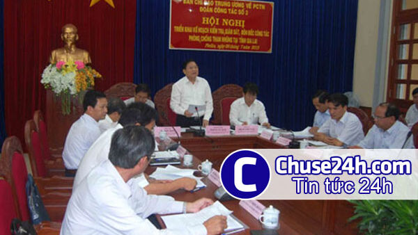 Ban chỉ đạo Trung ương về phòng, chống tham nhũng làm việc tại Gia Lai