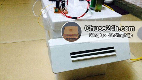 350.000 đồng một chiếc điều hòa tự chế ở Hà Nội