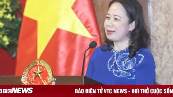 Quyền Chủ tịch nước gặp mặt Đoàn đại biểu Hội doanh nhân trẻ Việt Nam