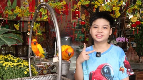 Thưởng thức cà phê Tết với khu vườn bách thú ‘mini’ tại TP.HCM