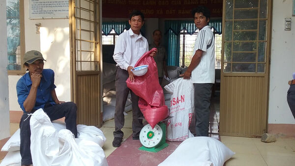 Gia Lai cấp gạo cứu đói giúp người dân chống chọi với nắng hạn
