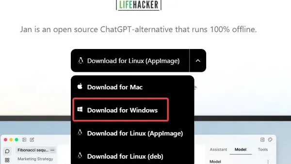 Giải pháp thay thế công cụ ChatGPT của riêng bạn với Jan AI